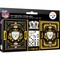 Masterpieces Officially Licensed NFL Pittsburgh Steelers 2-Pack Playing cards & Dice set for Adults